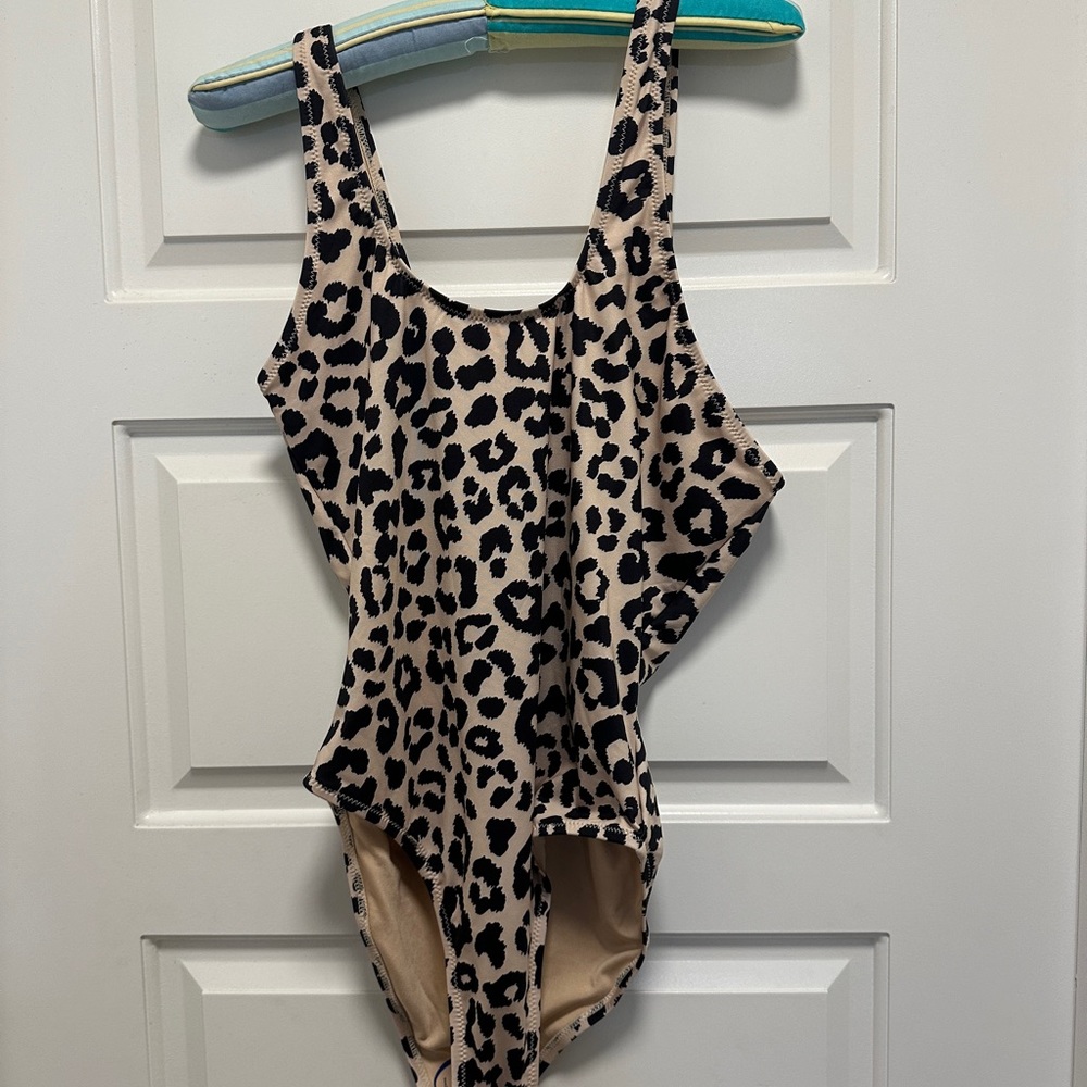 Pink Lily Animal Print One Piece Bathing Suit. Never Been Worn